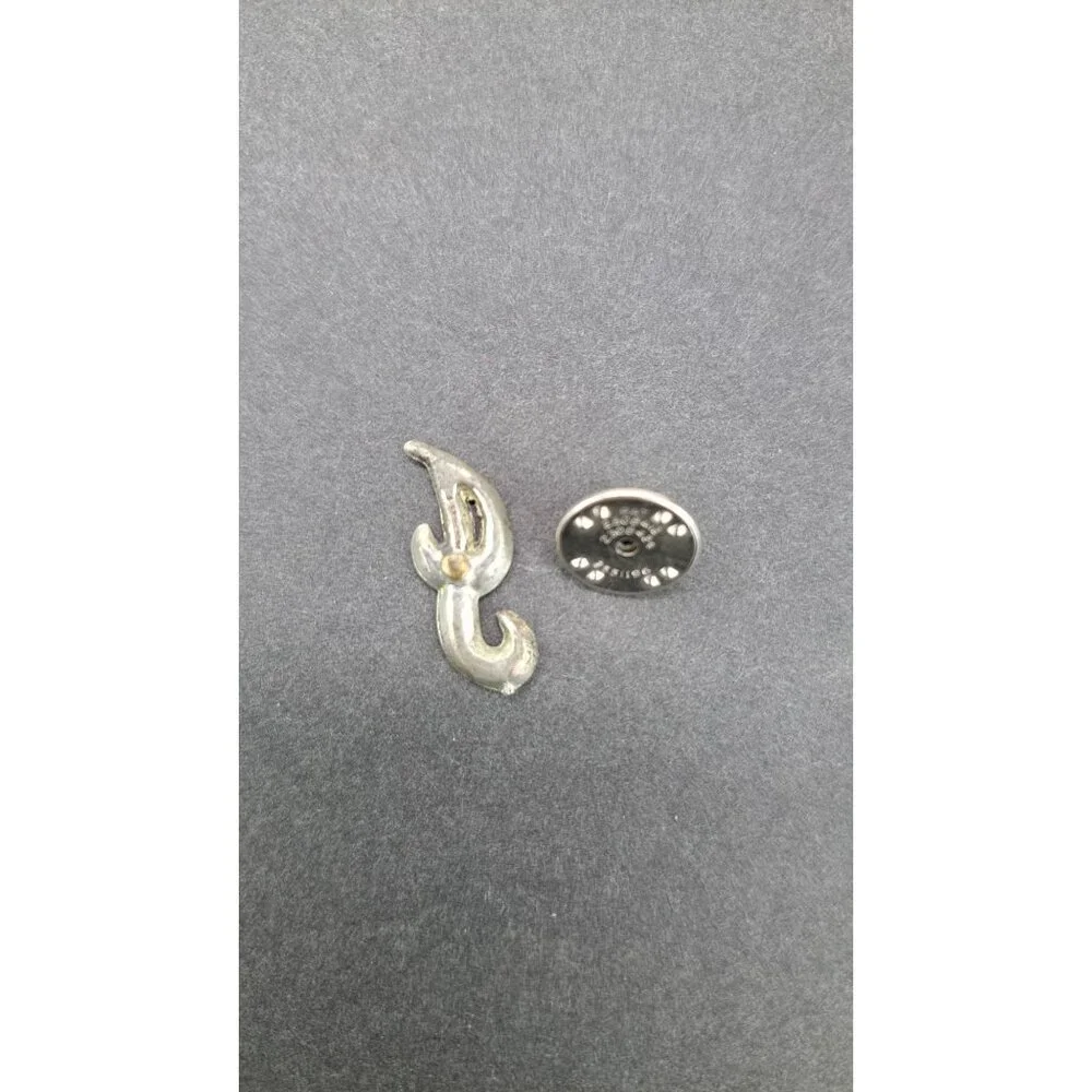 Vintage Letter J Brooch Rhinestones 1 Inch Jenny Jan Judy Jess June Alphabet Pin - Picture 5 of 7